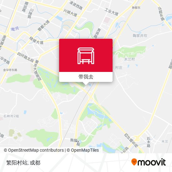 繁阳村站地图