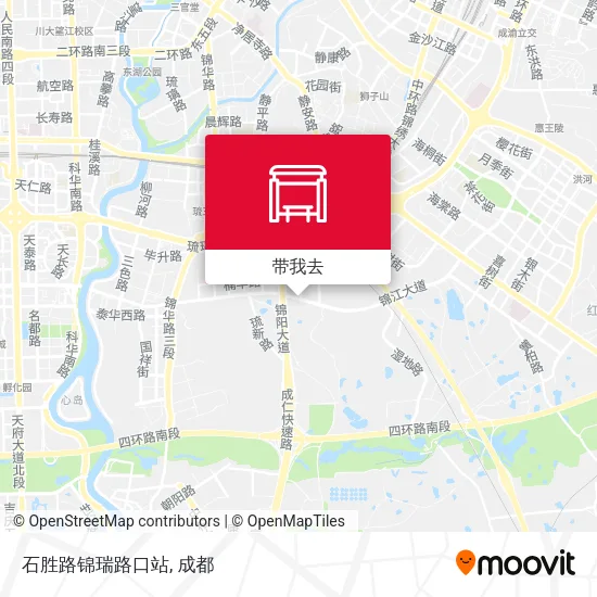 石胜路锦瑞路口站地图