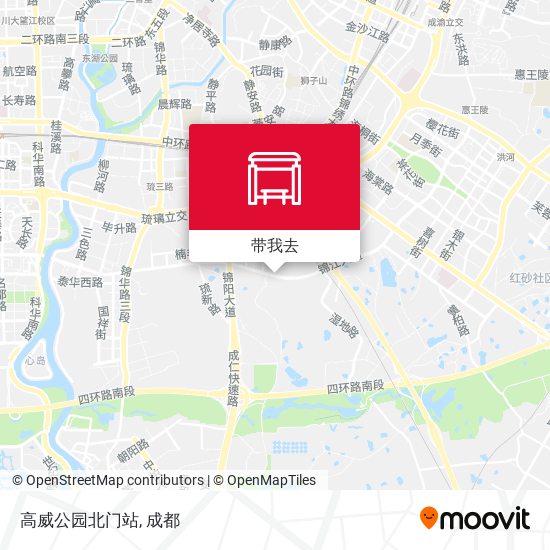 高威公园北门站地图