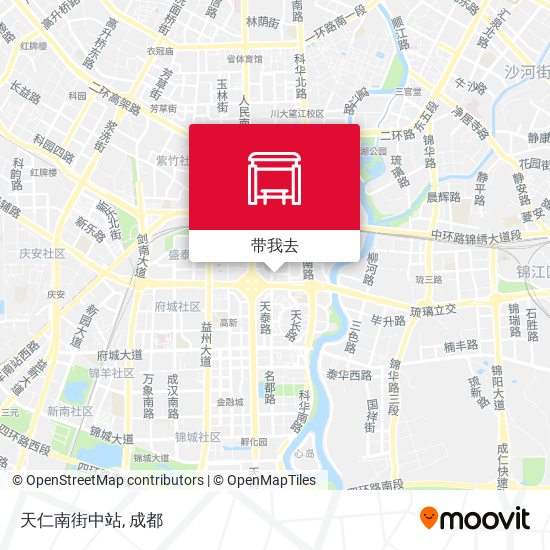 天仁南街中站地图