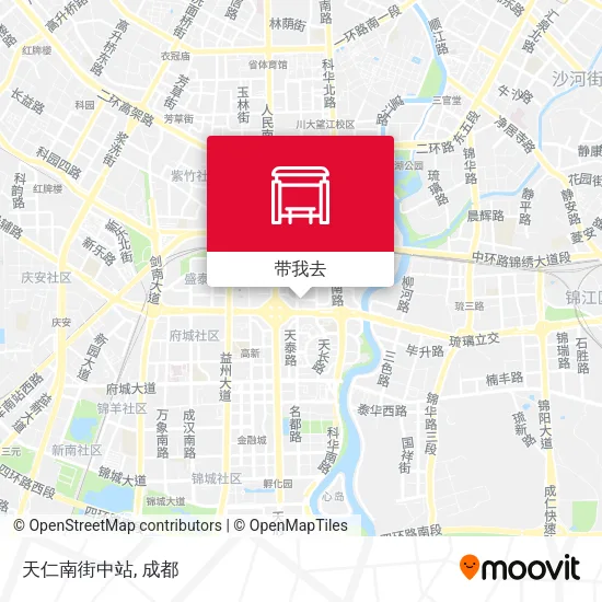 天仁南街中站地图