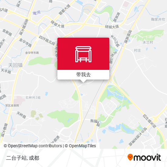 二台子站地图