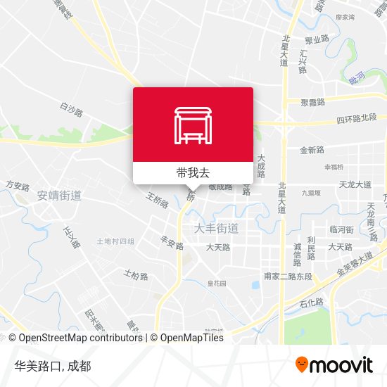 华美路口地图
