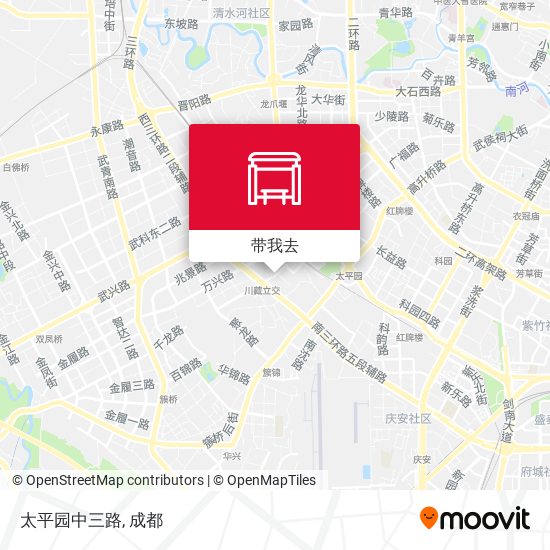 太平园中三路地图