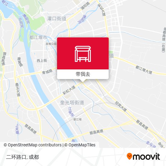二环路口地图