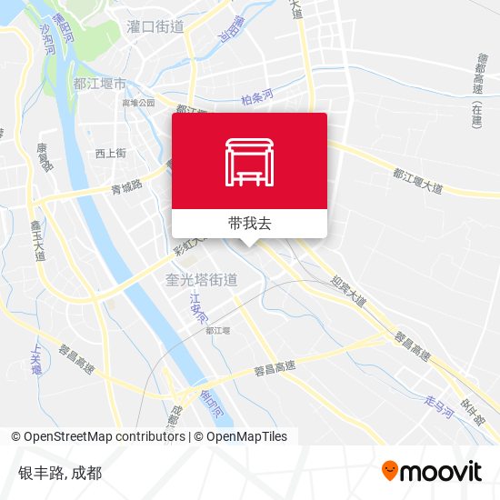 银丰路地图