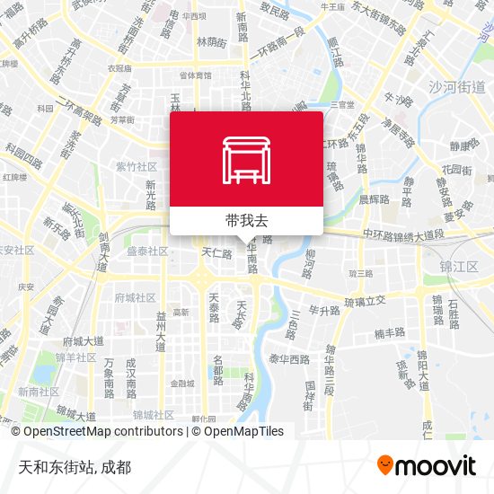天和东街站地图