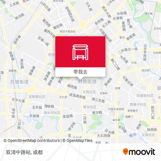 双清中路站地图