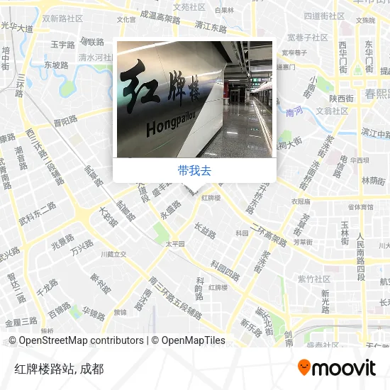 红牌楼路站地图