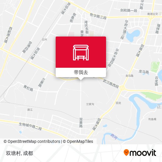 双塘村地图