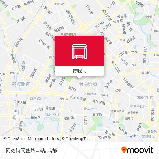 同德街同盛路口站地图
