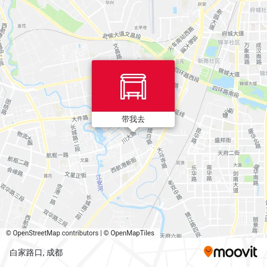 白家路口地图