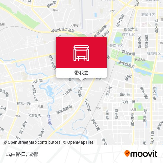 成白路口地图