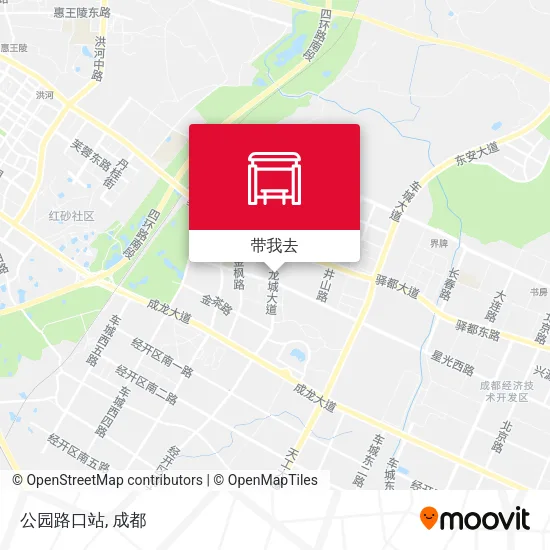 公园路口站地图