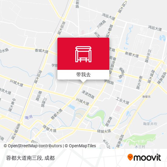 蓉都大道南三段地图