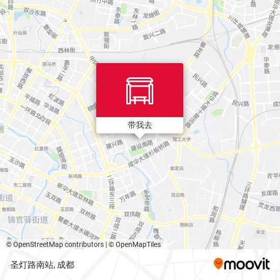 圣灯路南站地图