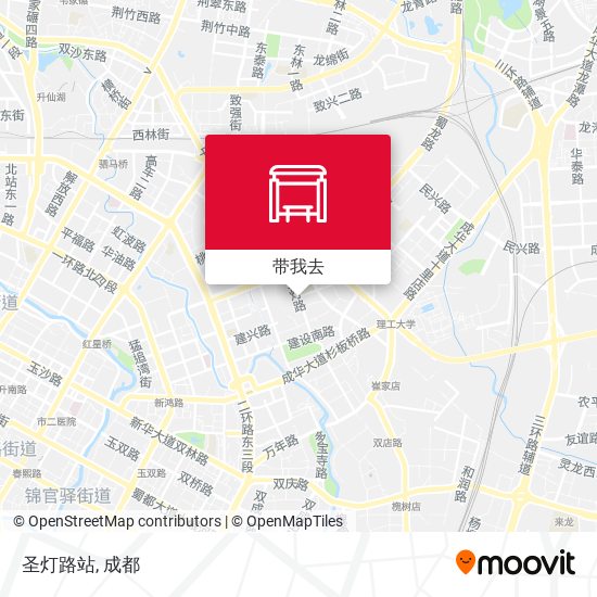 圣灯路站地图