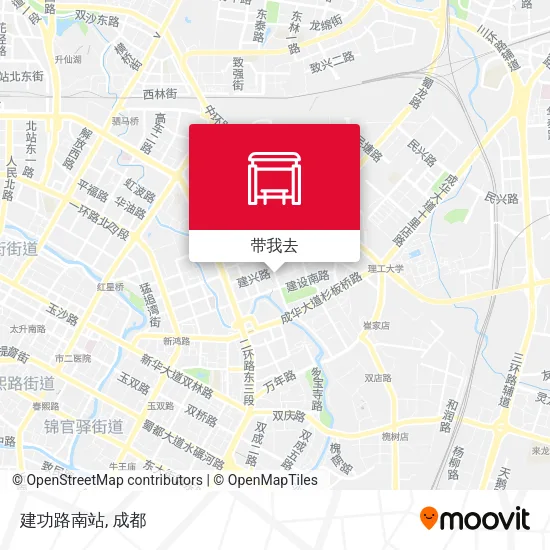 建功路南站地图