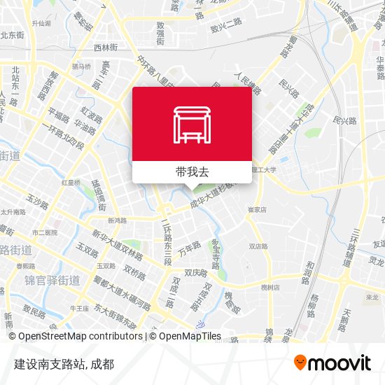 建设南支路站地图