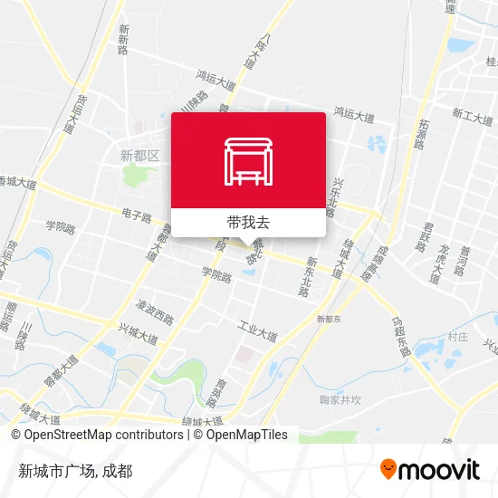 新城市广场地图