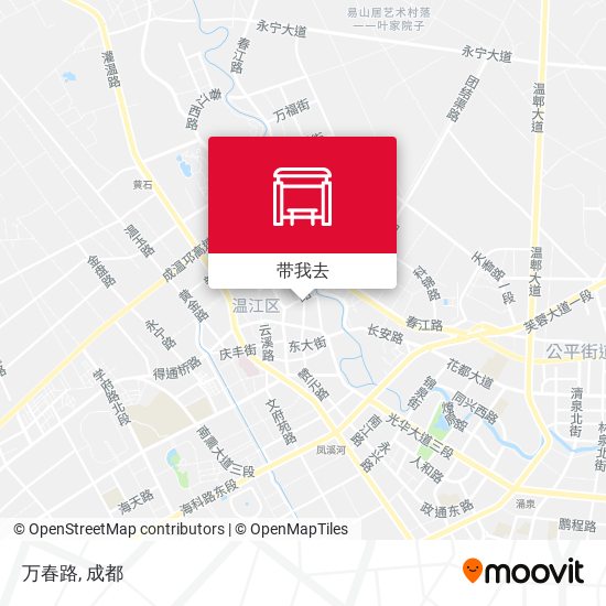 万春路地图