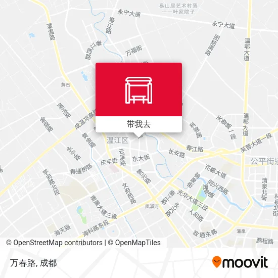 万春路地图