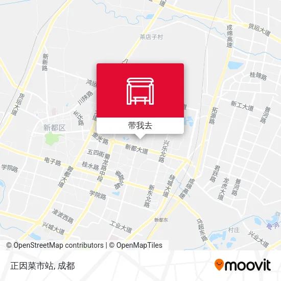 正因菜市站地图