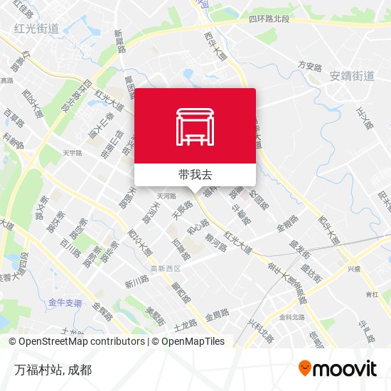 万福村站地图