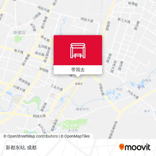 新都东站地图