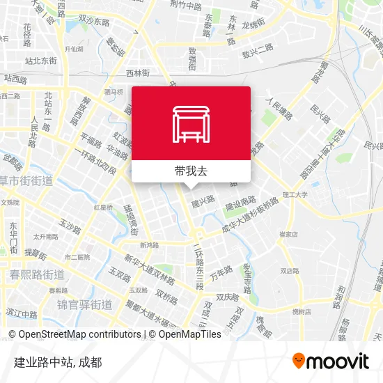 建业路中站地图