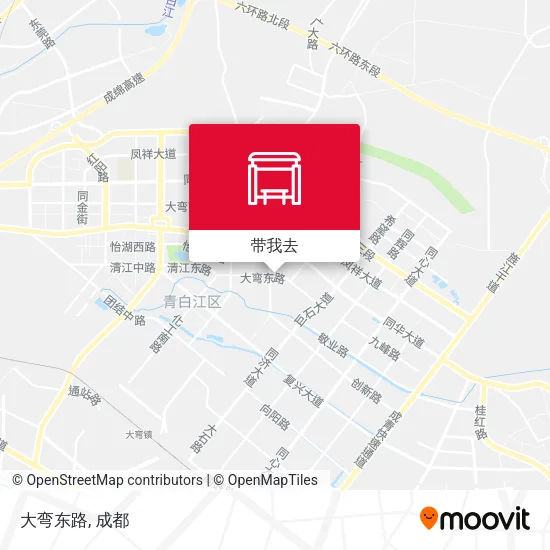 大弯东路地图