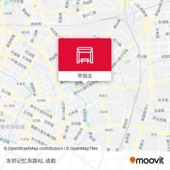 东郊记忆东路站地图