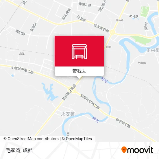 毛家湾地图