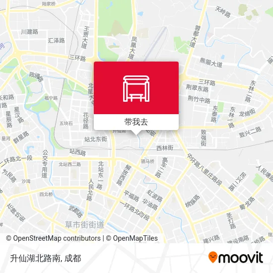 升仙湖北路南地图