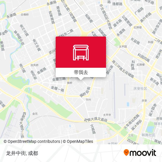 龙井中街地图