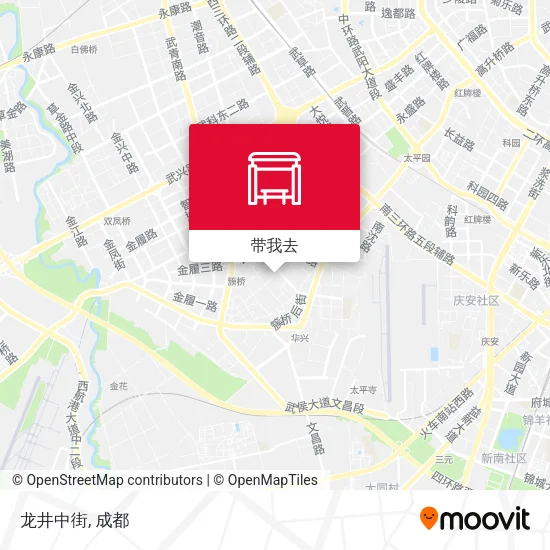 龙井中街地图