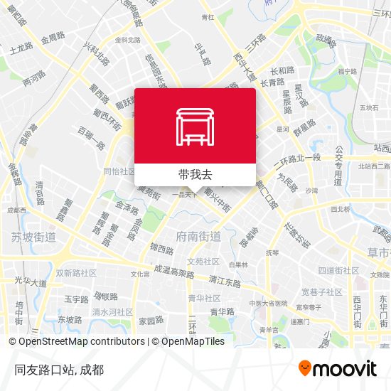 同友路口站地图