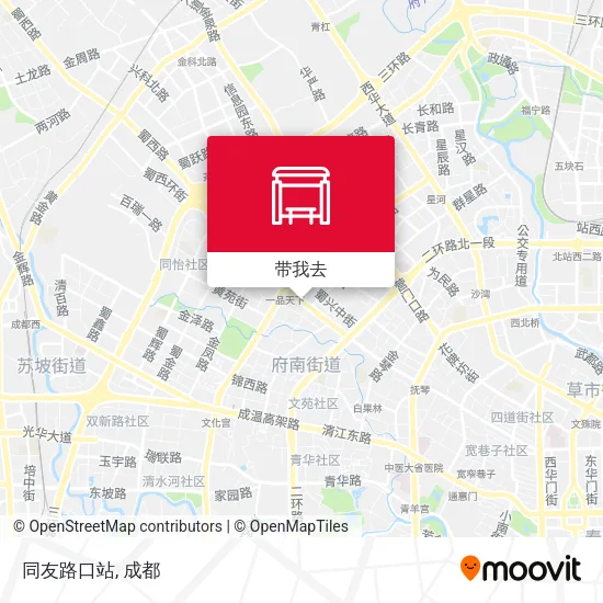 同友路口站地图