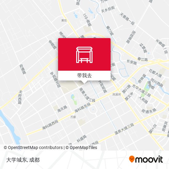 大学城东地图