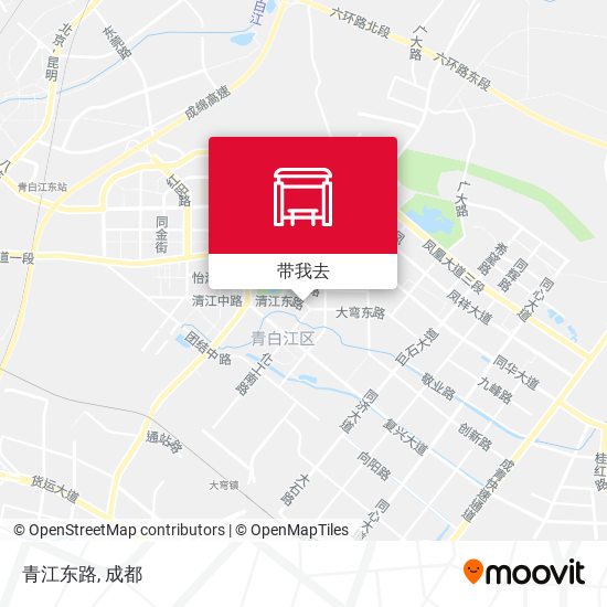 青江东路地图