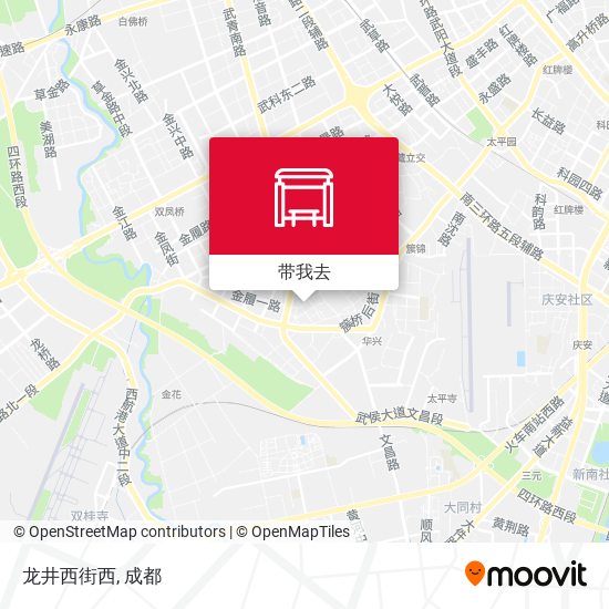 龙井西街西地图