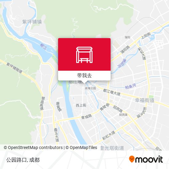 公园路口地图