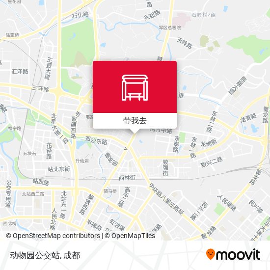 动物园公交站地图