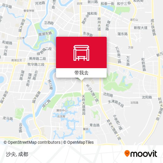 沙尖地图