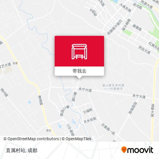 直属村站地图