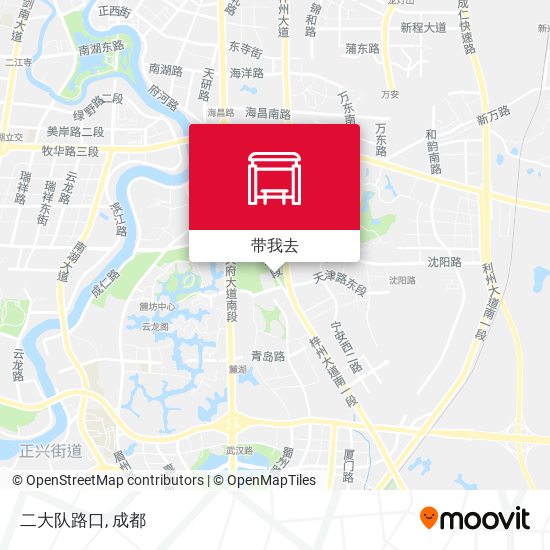 二大队路口地图