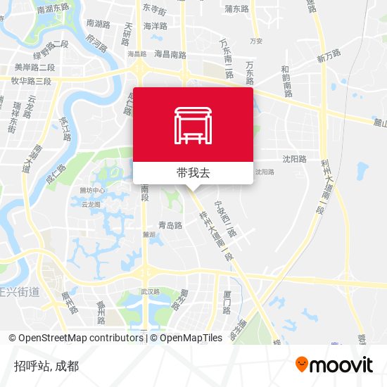 招呼站地图