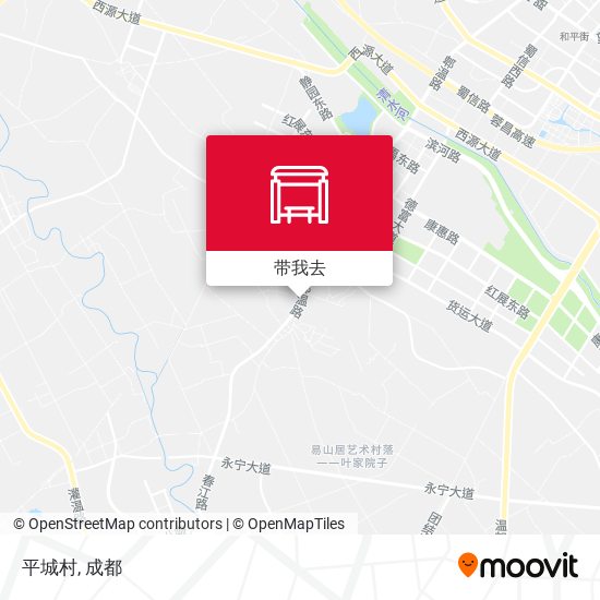 平城村地图