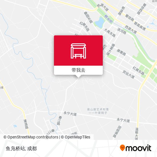 鱼凫桥站地图