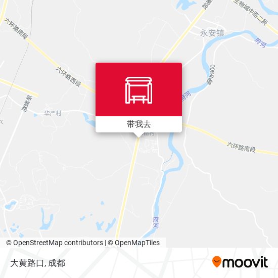 大黄路口地图